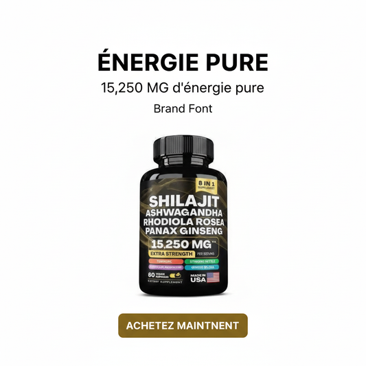Shilajit – Force & Énergie Naturelle 🇬🇳
