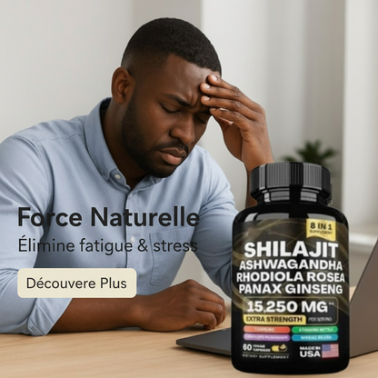 Shilajit – Force & Énergie Naturelle 🇬🇳