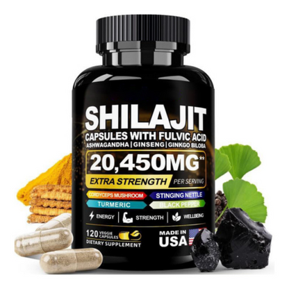 Shilajit – Force & Énergie Naturelle 🇬🇳